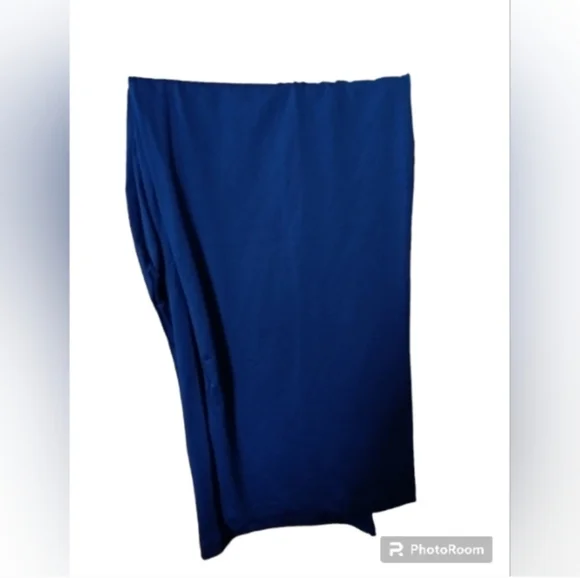 PINK VS Wide Leg Track Pants Ensign w/ Black Ticking NWOT - Picture 5 of 5